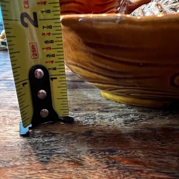 Vintage Maurice Of Calif USA Leaf-Shaped Ceramic Dish - Picture 8 of 11